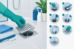 Douche afvoerputje grondig reinigen in 7 stappen