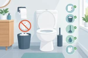 Toiletpapierverstopping voorkomen thuis: 8 tips